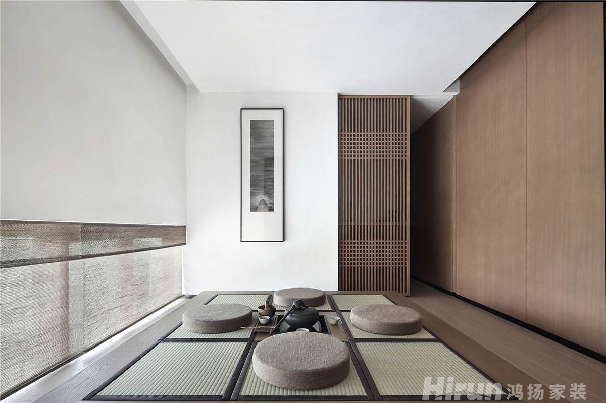 茶室180㎡復(fù)合寫意會所 裝修案例效果圖-9