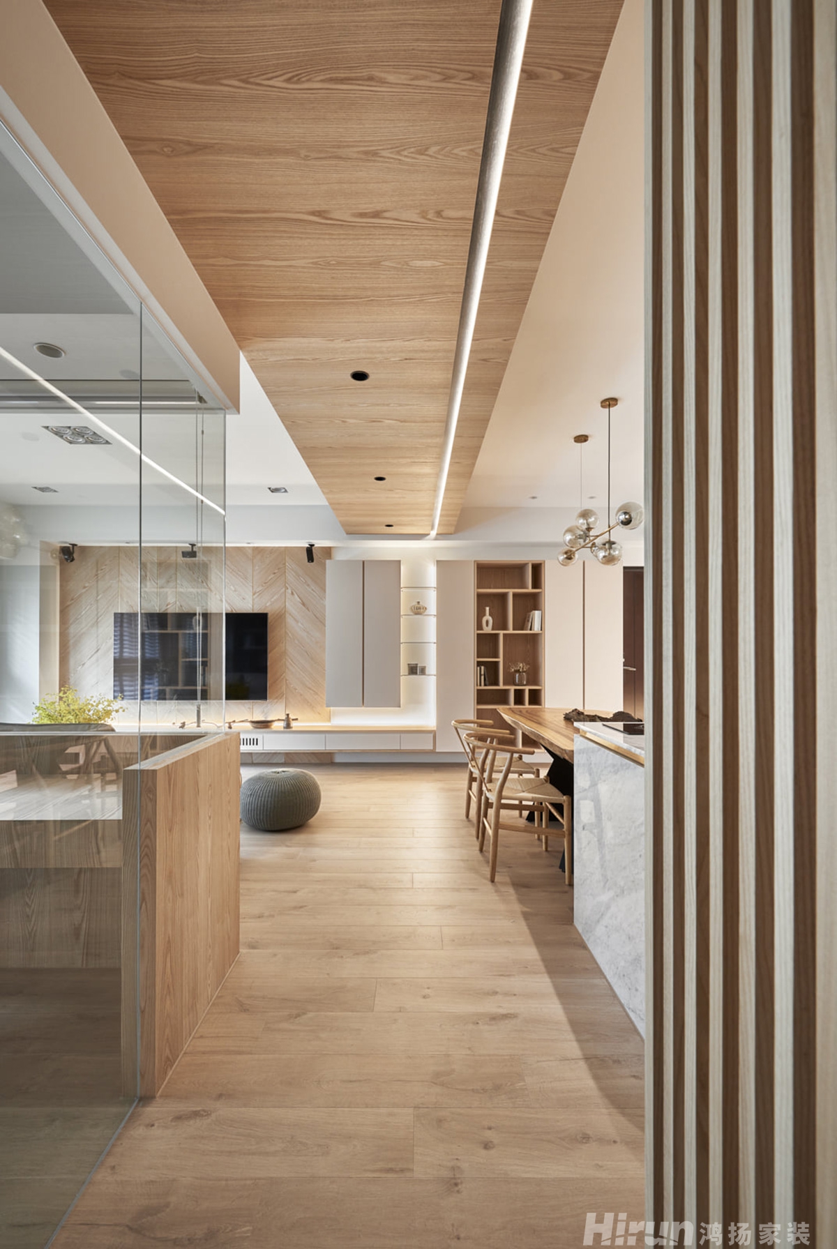 湘銀星城160㎡北歐之光四居室 裝修案例實景圖-3