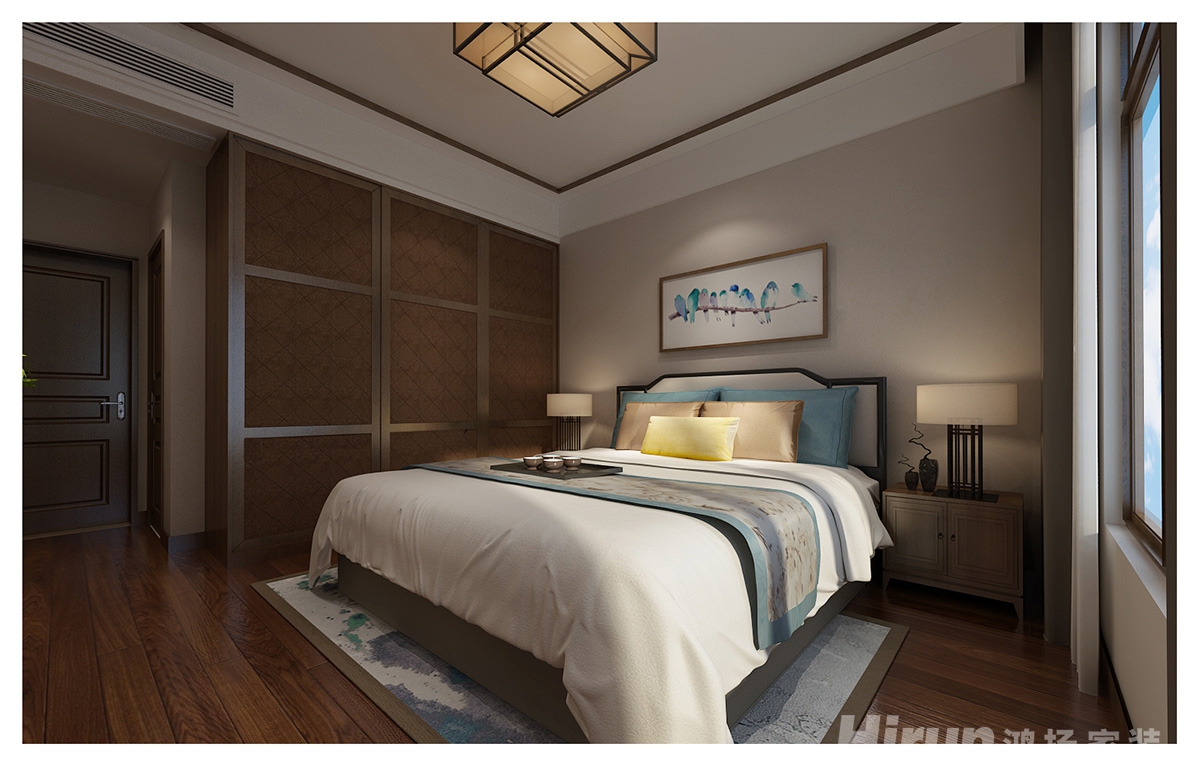 湘銀星城160㎡復合寫意四居室 裝修案例效果圖-5