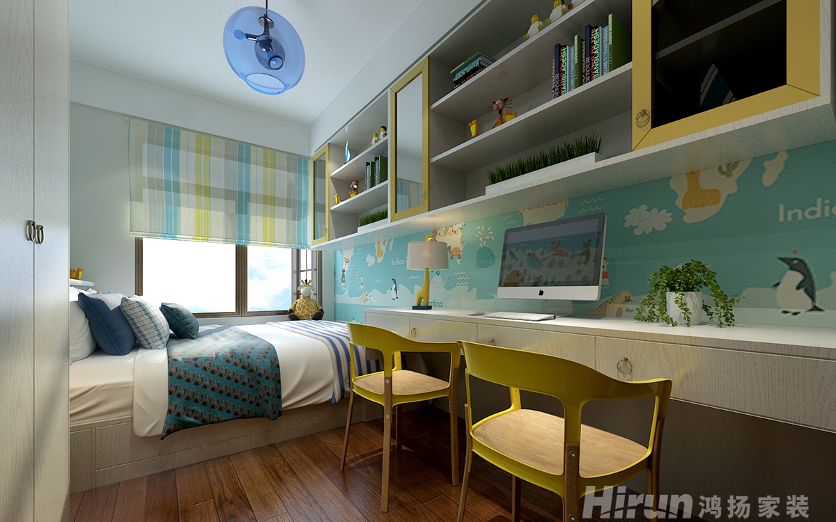 湘銀星城160㎡復合寫意四居室 裝修案例效果圖-12
