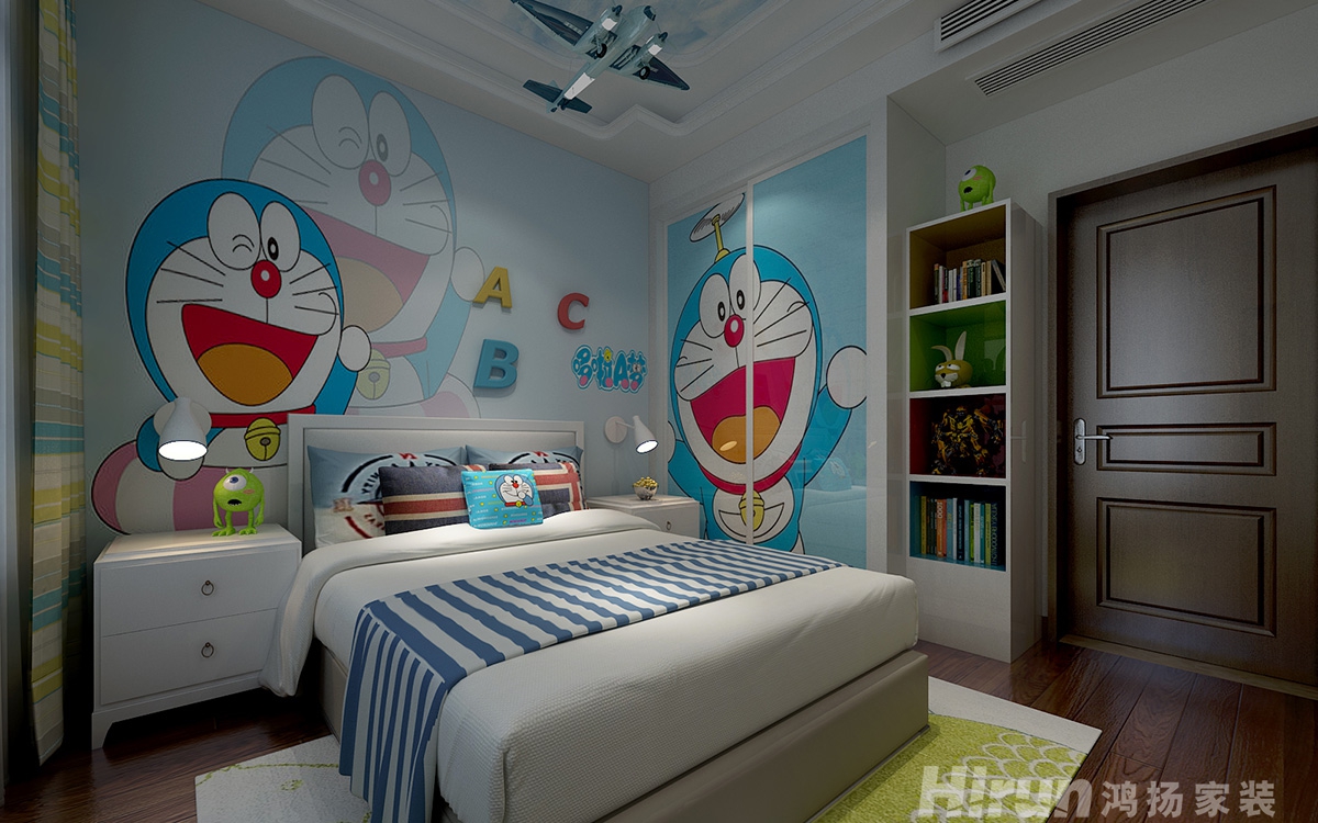 湘銀星城160㎡復合寫意四居室 裝修案例效果圖-10