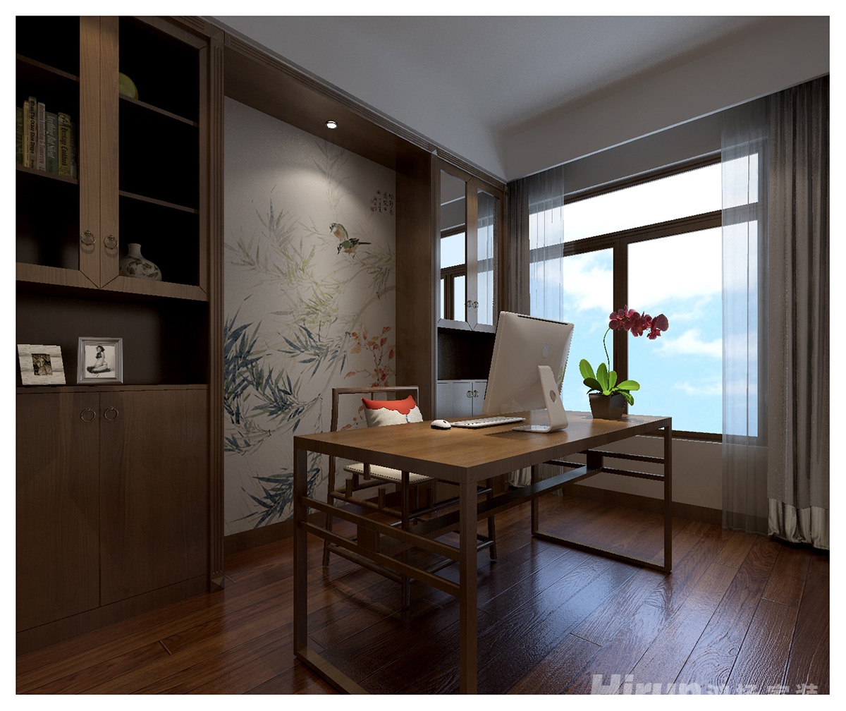 湘銀星城160㎡復合寫意四居室 裝修案例效果圖-13