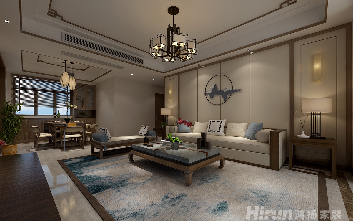 湘銀星城150㎡復(fù)合寫意四居室 裝修案例效果圖-8