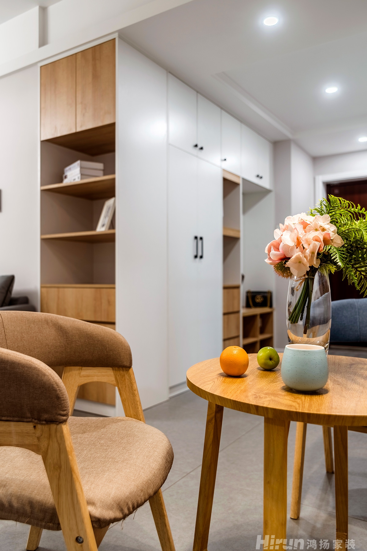 半山壹號110㎡北歐之光三居室 裝修案例實景圖-6