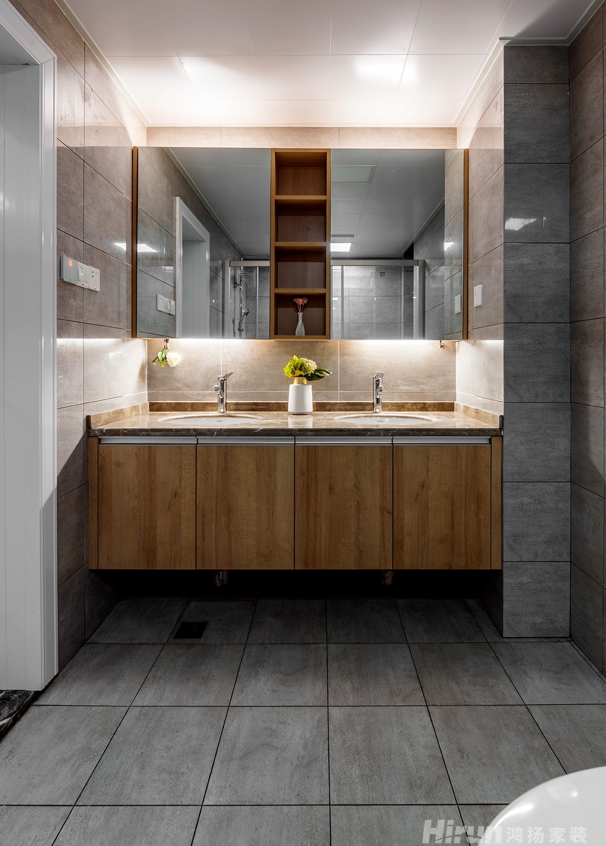 半山壹號110㎡北歐之光三居室 裝修案例實景圖-7