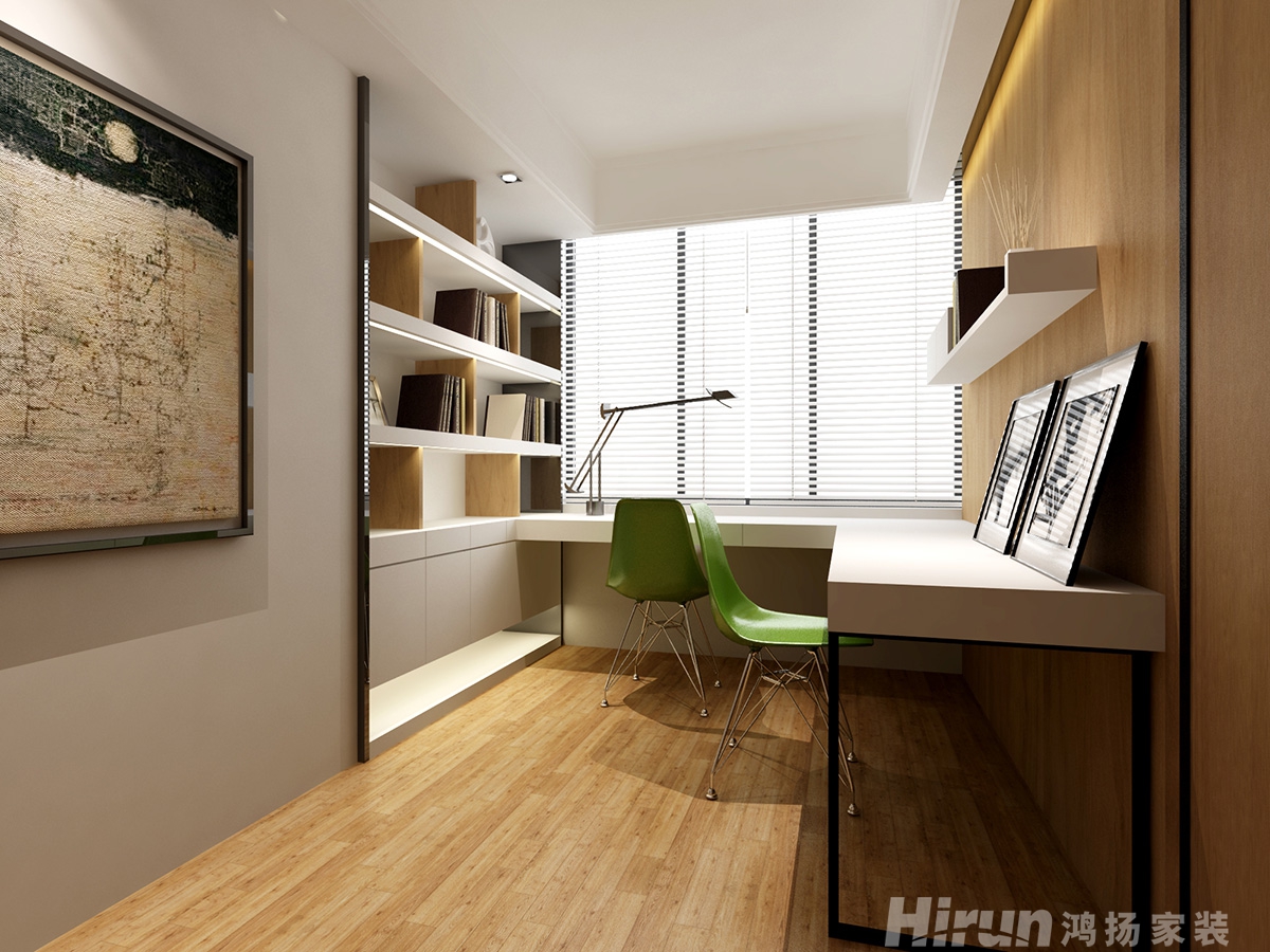 長房星城世家100㎡北歐之光二居室 裝修案例效果圖-3