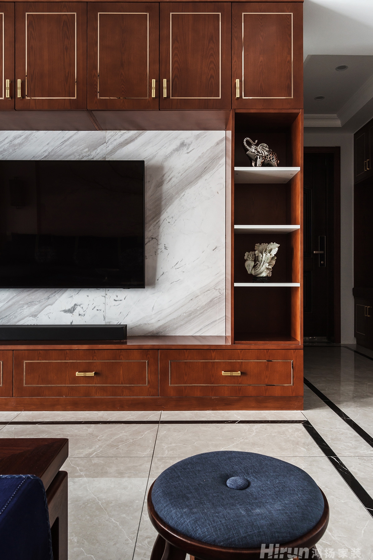 卓越淺水灣160㎡復(fù)合寫意四居室 裝修案例實景圖-6