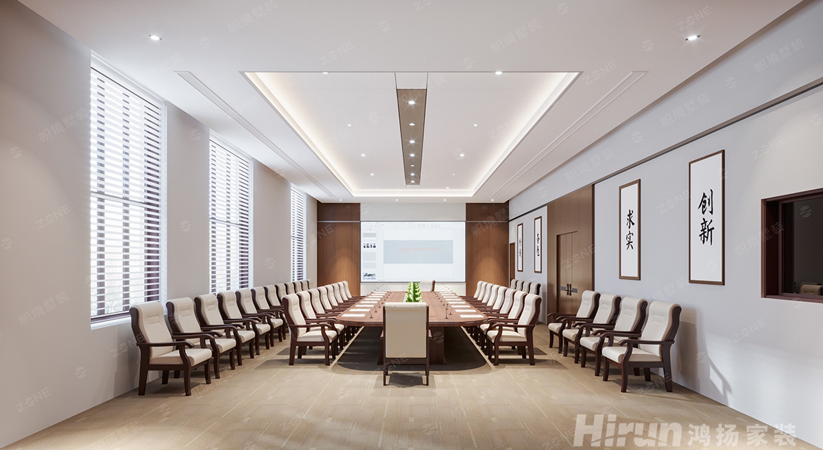 農業大學第一教學樓5600㎡復合寫意寫字樓 裝修案例效果圖-8