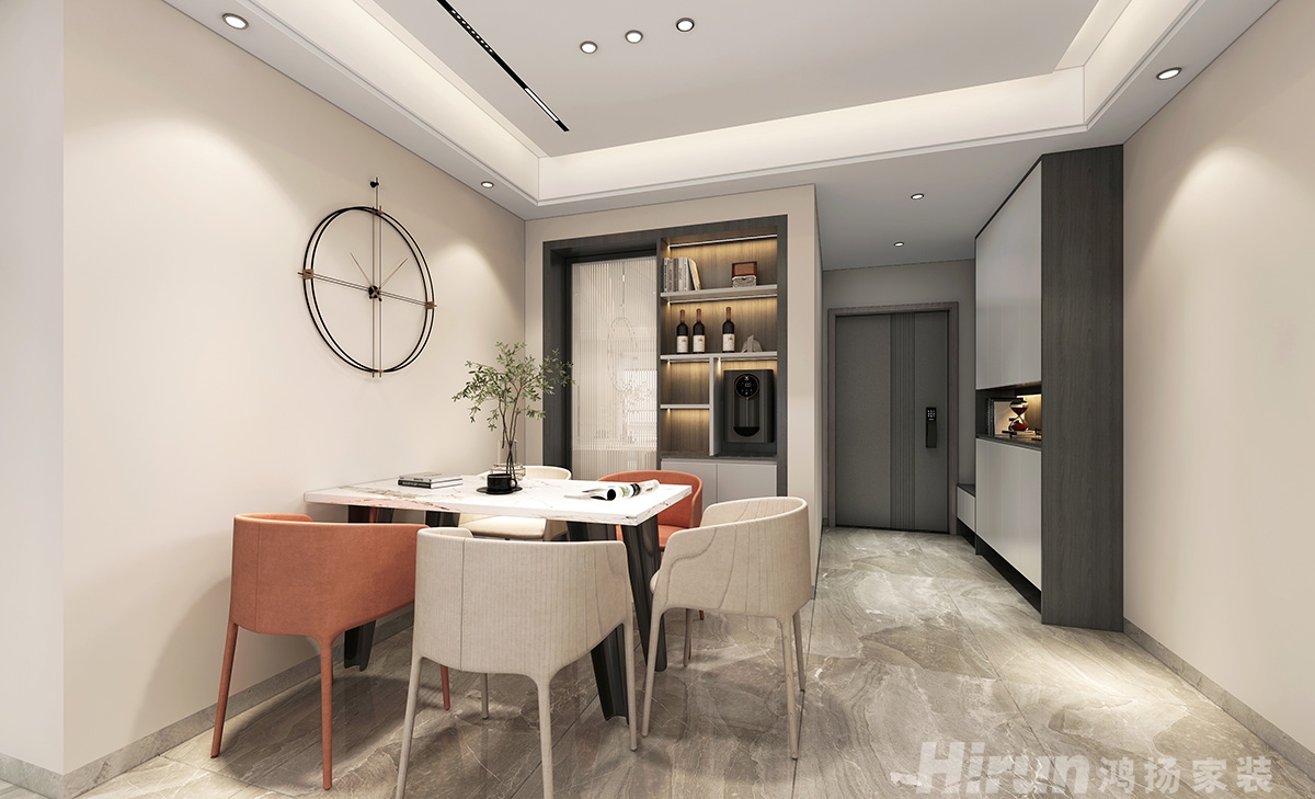 碧桂園城央一品120㎡雅致現代三居室 裝修案例效果圖-4