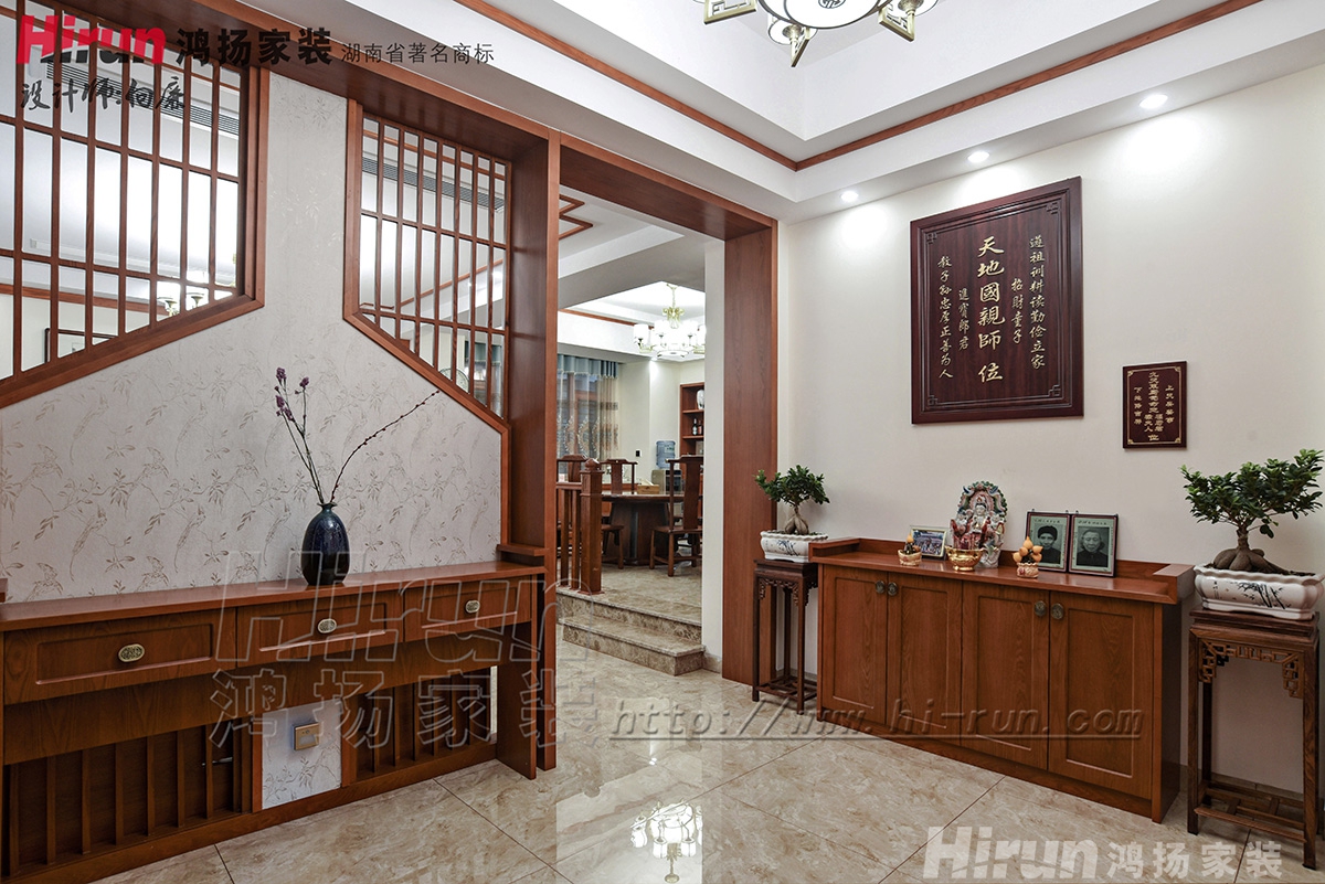 云升東方大院280㎡復合寫意別墅 裝修案例實景圖-2