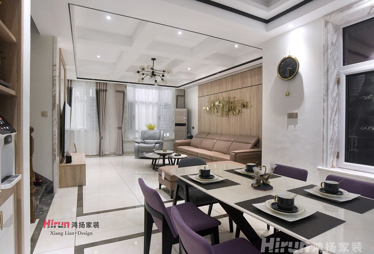 潤發圣雅園280㎡北歐之光別墅 裝修案例實景圖-2