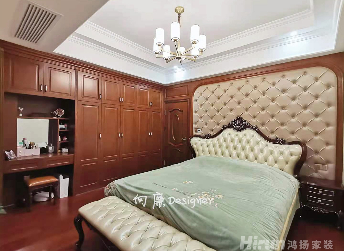 喜臨門(mén)150㎡歐美香頌別墅 裝修案例實(shí)景圖-5