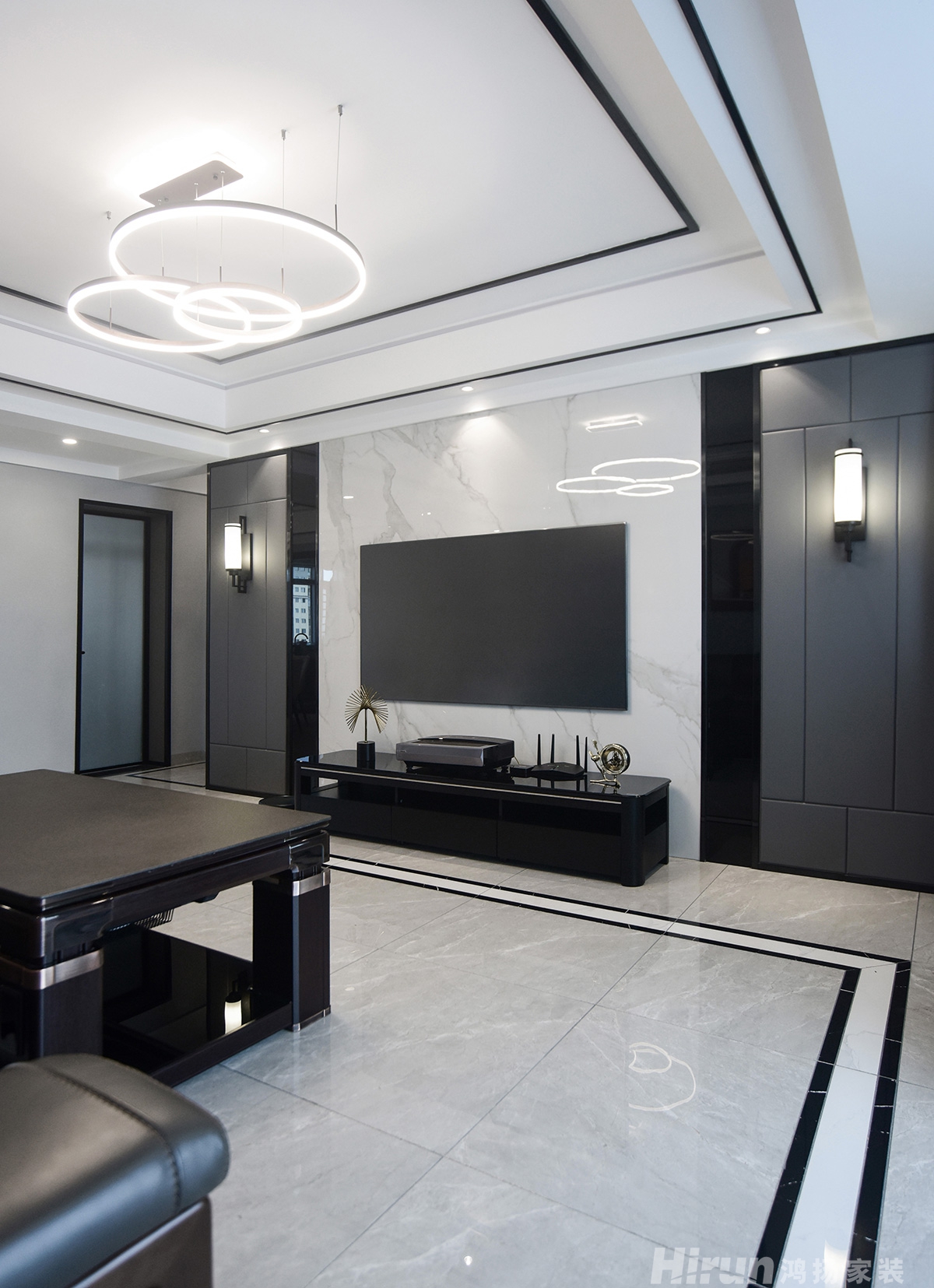 紫金名門160㎡雅致現(xiàn)代四居室 裝修案例實(shí)景圖-6