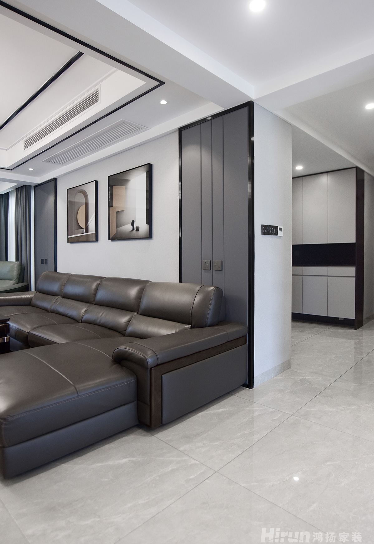 紫金名門160㎡雅致現(xiàn)代四居室 裝修案例實(shí)景圖-7