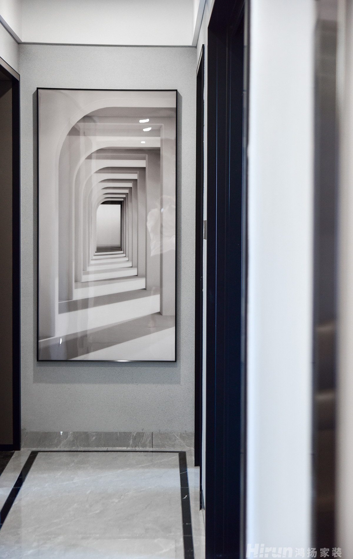 紫金名門160㎡雅致現(xiàn)代四居室 裝修案例實(shí)景圖-4