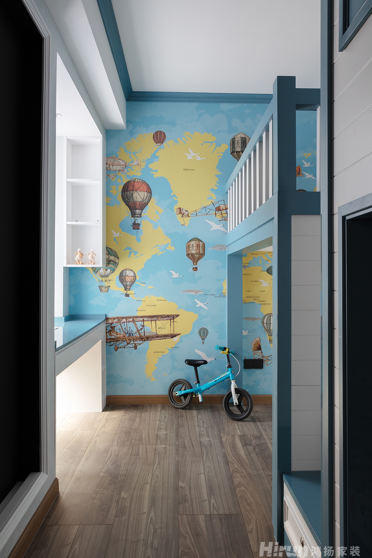 八方小區142㎡北歐之光三居室 裝修案例實景圖-9