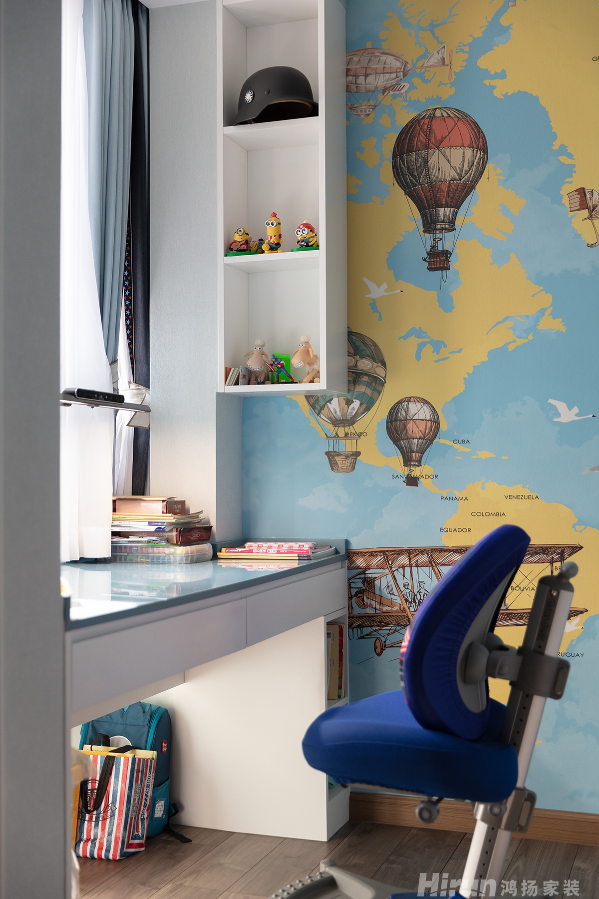 八方小區142㎡北歐之光三居室 裝修案例實景圖-11