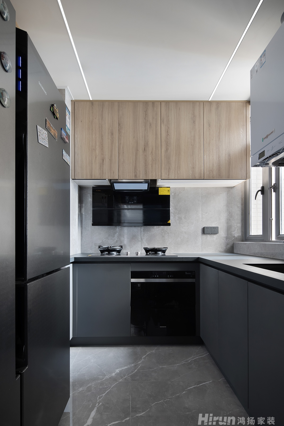 八方小區142㎡北歐之光三居室 裝修案例實景圖-12