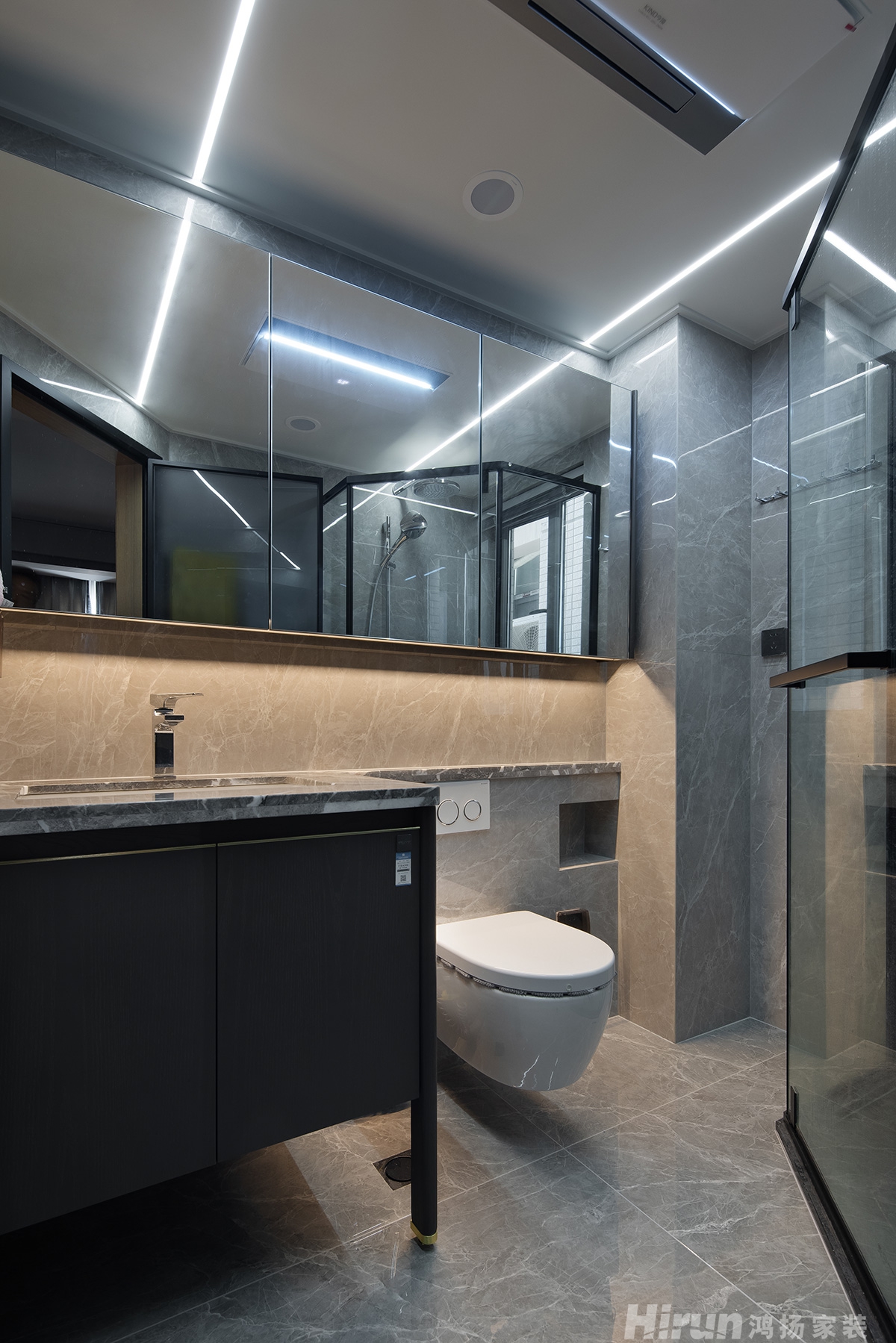 八方小區142㎡北歐之光三居室 裝修案例實景圖-14