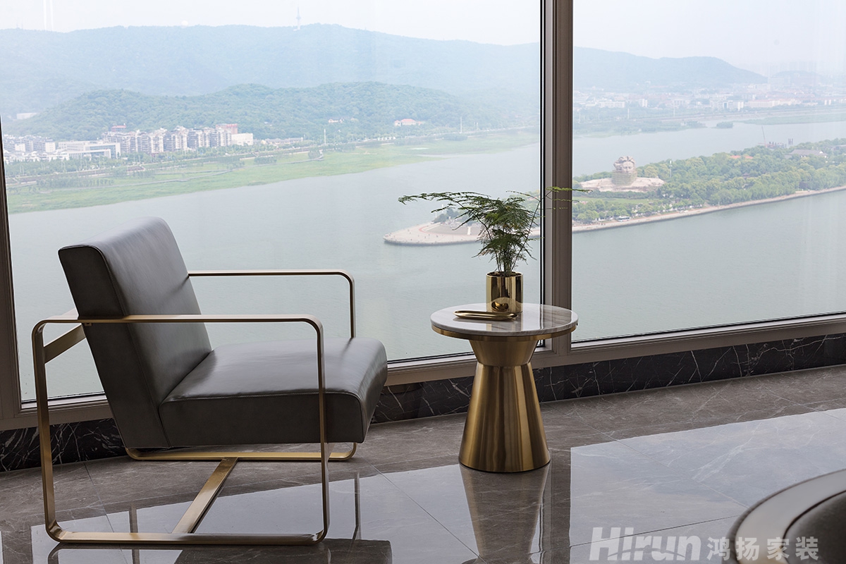 中建江山壹號198㎡新裝飾主義三居室 裝修案例實景圖-9