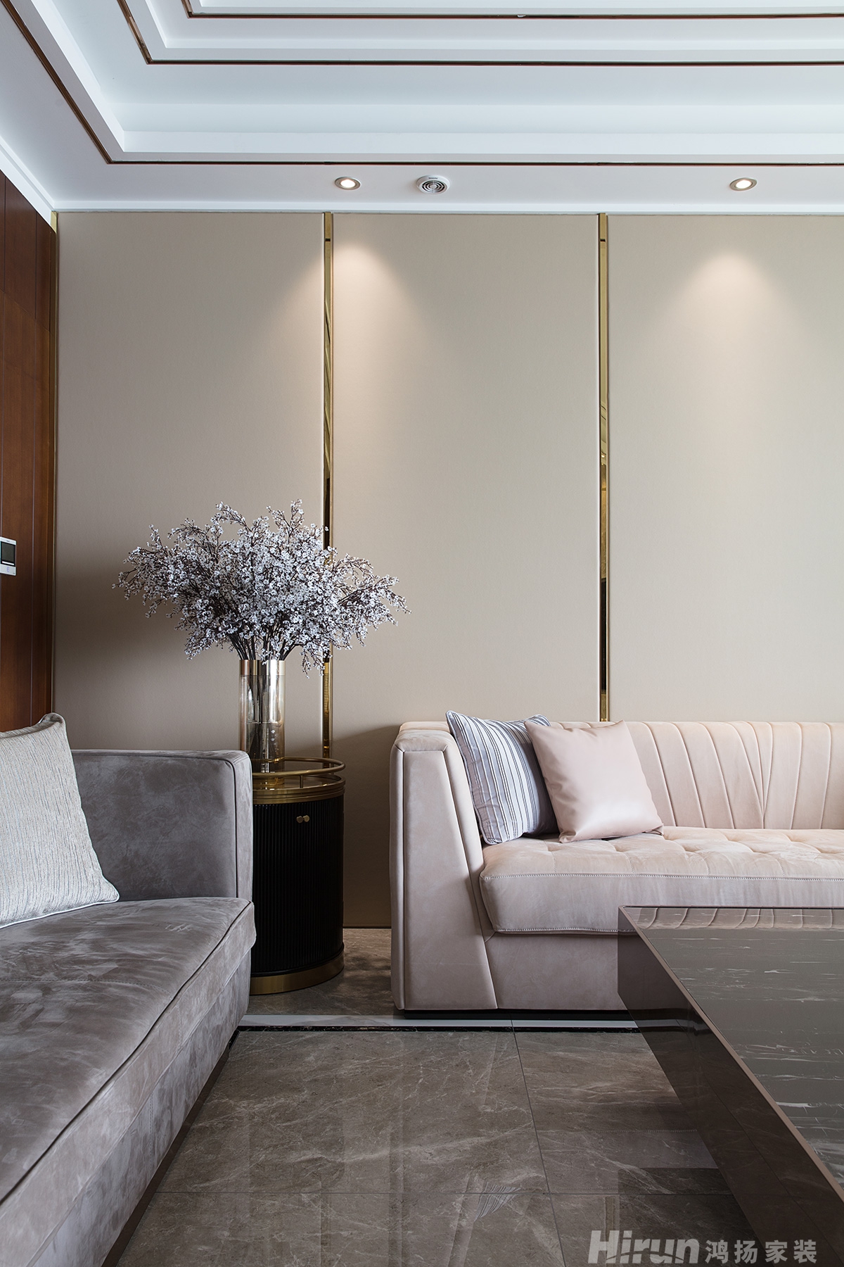 中建江山壹號198㎡新裝飾主義三居室 裝修案例實景圖-5