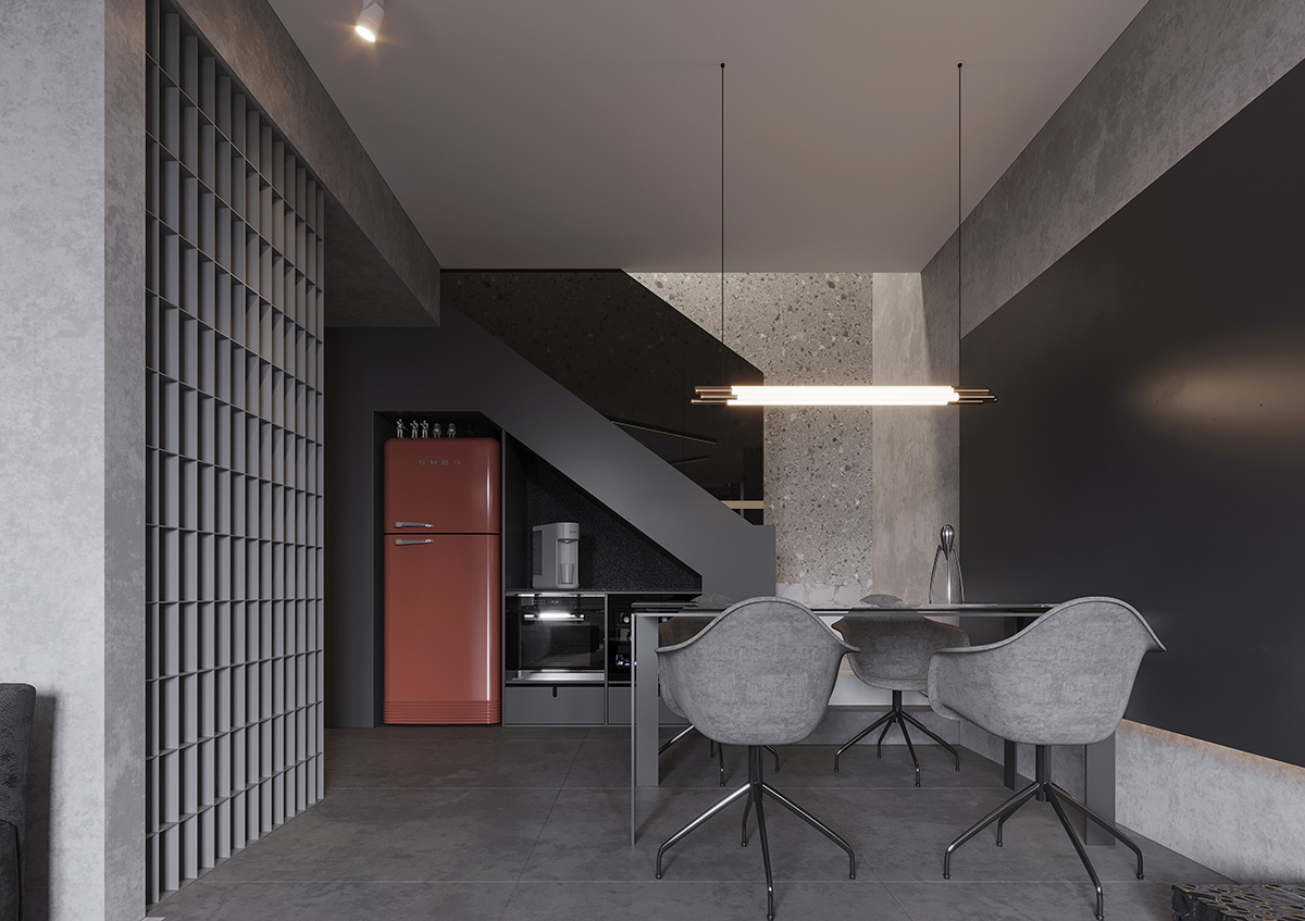 陽光城檀悅134㎡雅致現代復式 裝修案例效果圖-1