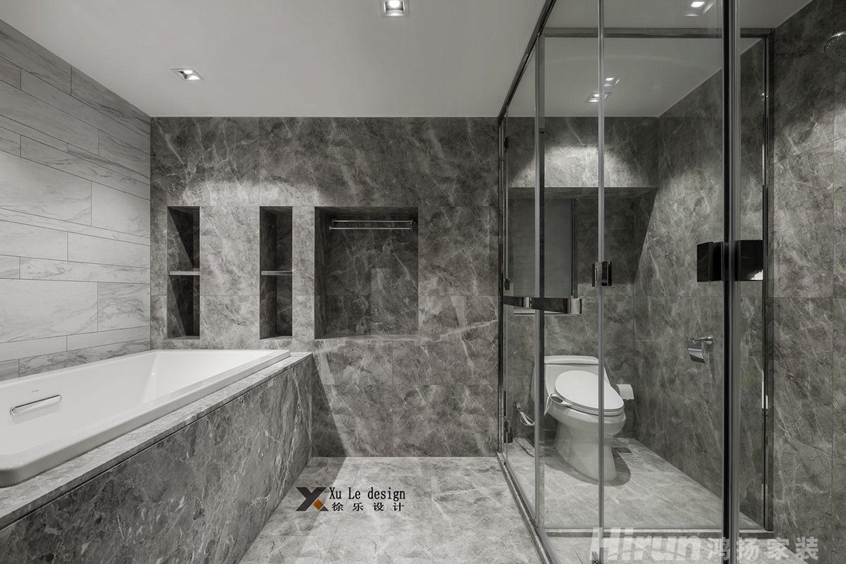 外灘棕櫚泉98㎡雅致現(xiàn)代公寓 裝修案例實景圖-7