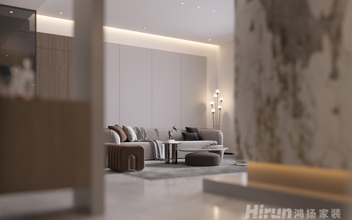 世茂璀璨天城190㎡北歐之光四居室 裝修案例效果圖-7