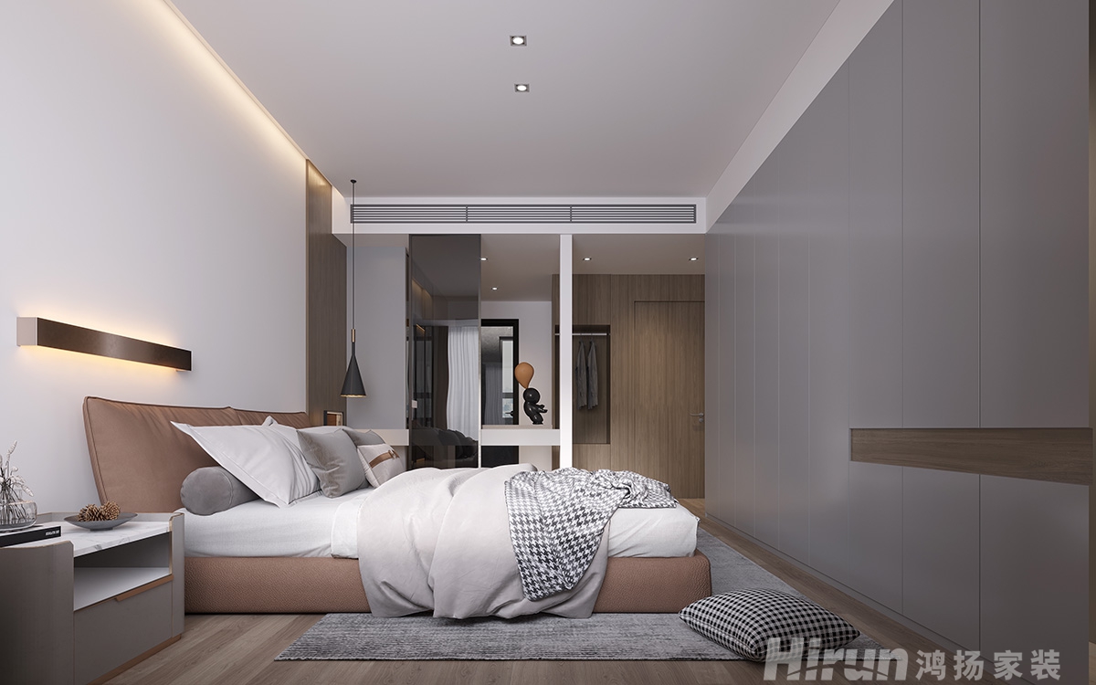 世茂璀璨天城190㎡北歐之光四居室 裝修案例效果圖-4