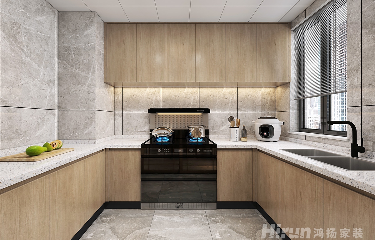 旭日丹城160㎡復合寫意四居室 裝修案例效果圖-4