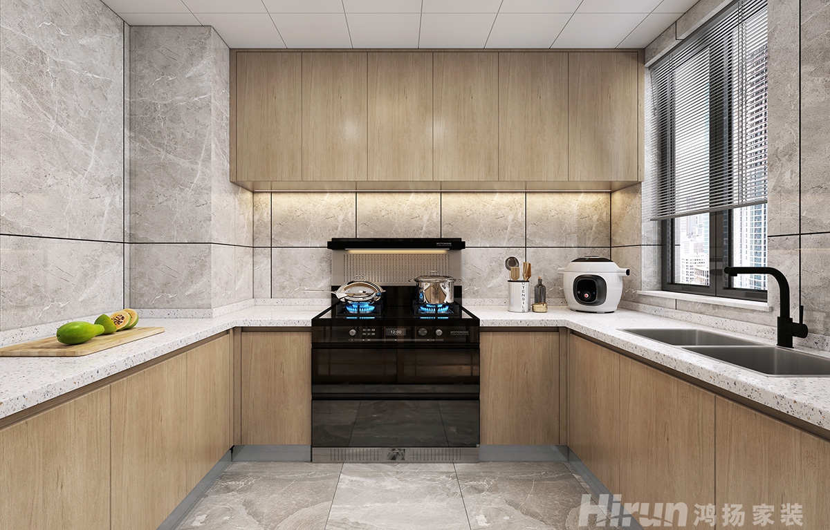 旭日丹城160㎡復合寫意四居室 裝修案例效果圖-3