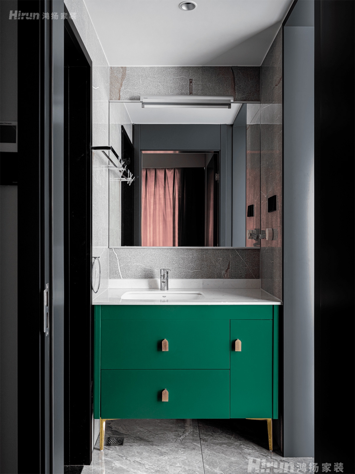 八方小區120㎡雅致現代三居室 裝修案例實景圖-1