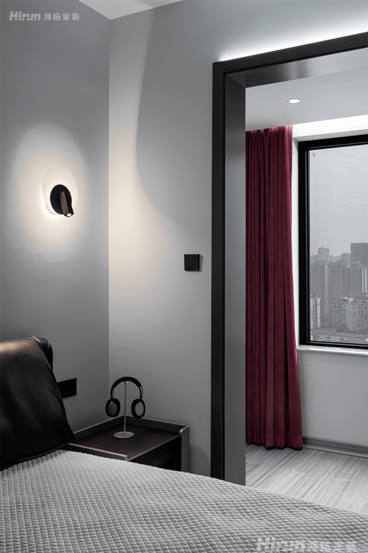 八方小區120㎡雅致現代三居室 裝修案例實景圖-7
