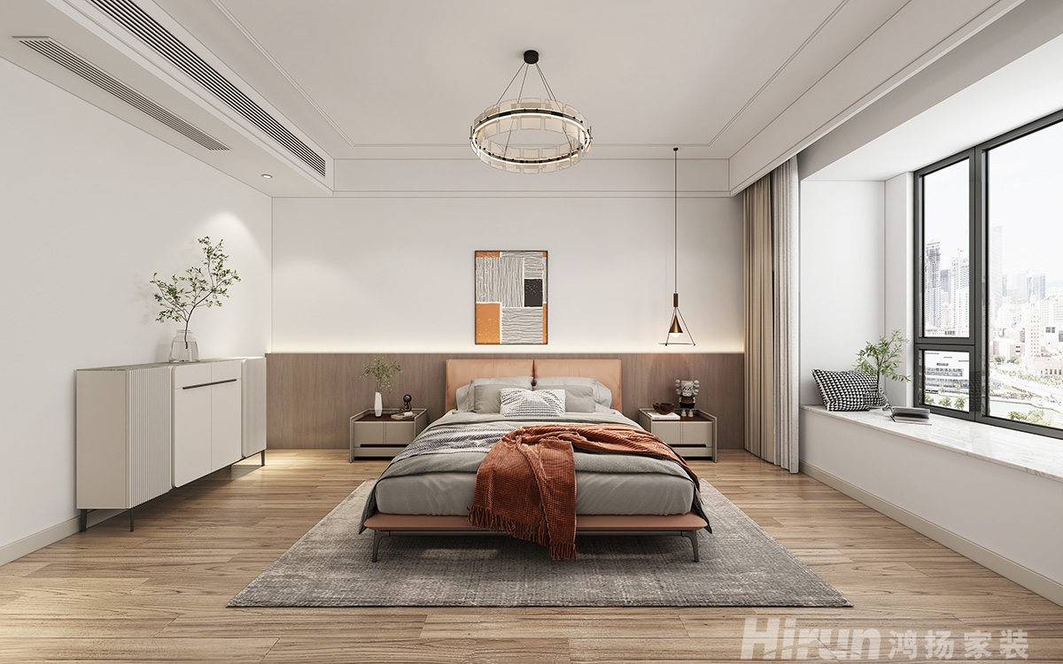 碧桂園城央一品180㎡新裝飾主義四居室 裝修案例效果圖-5