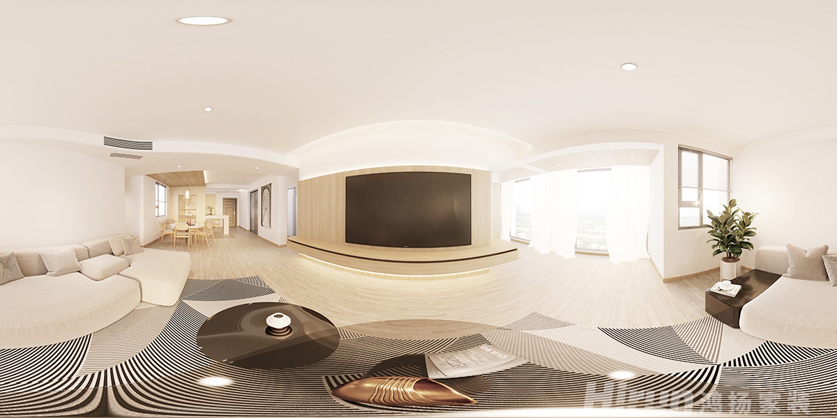 林業局單位房140㎡三居室 裝修案例效果圖-11