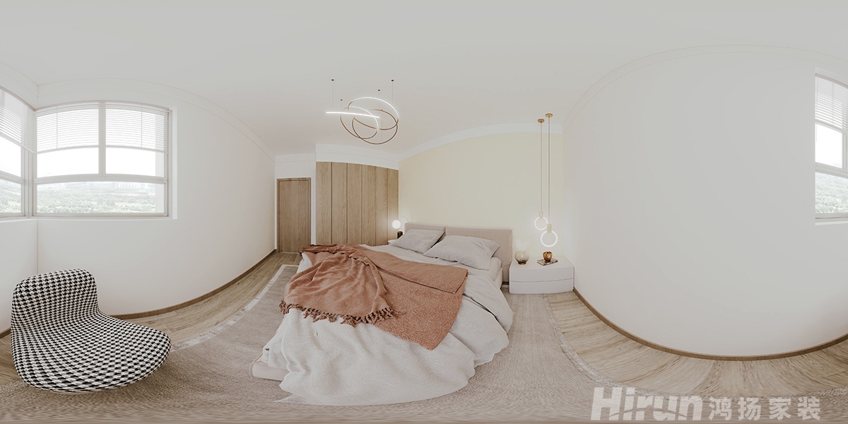 林業局單位房140㎡三居室 裝修案例效果圖-9