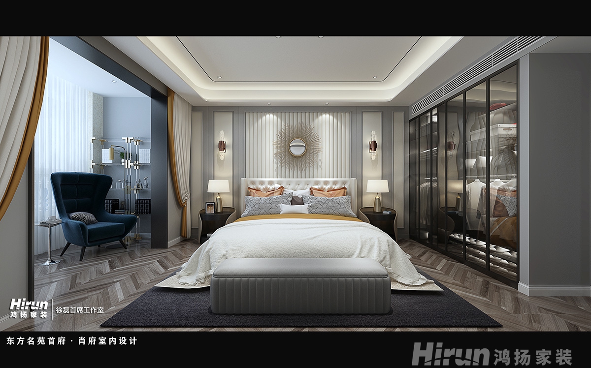 東方名苑首府400㎡新裝飾主義別墅 裝修案例效果圖-3