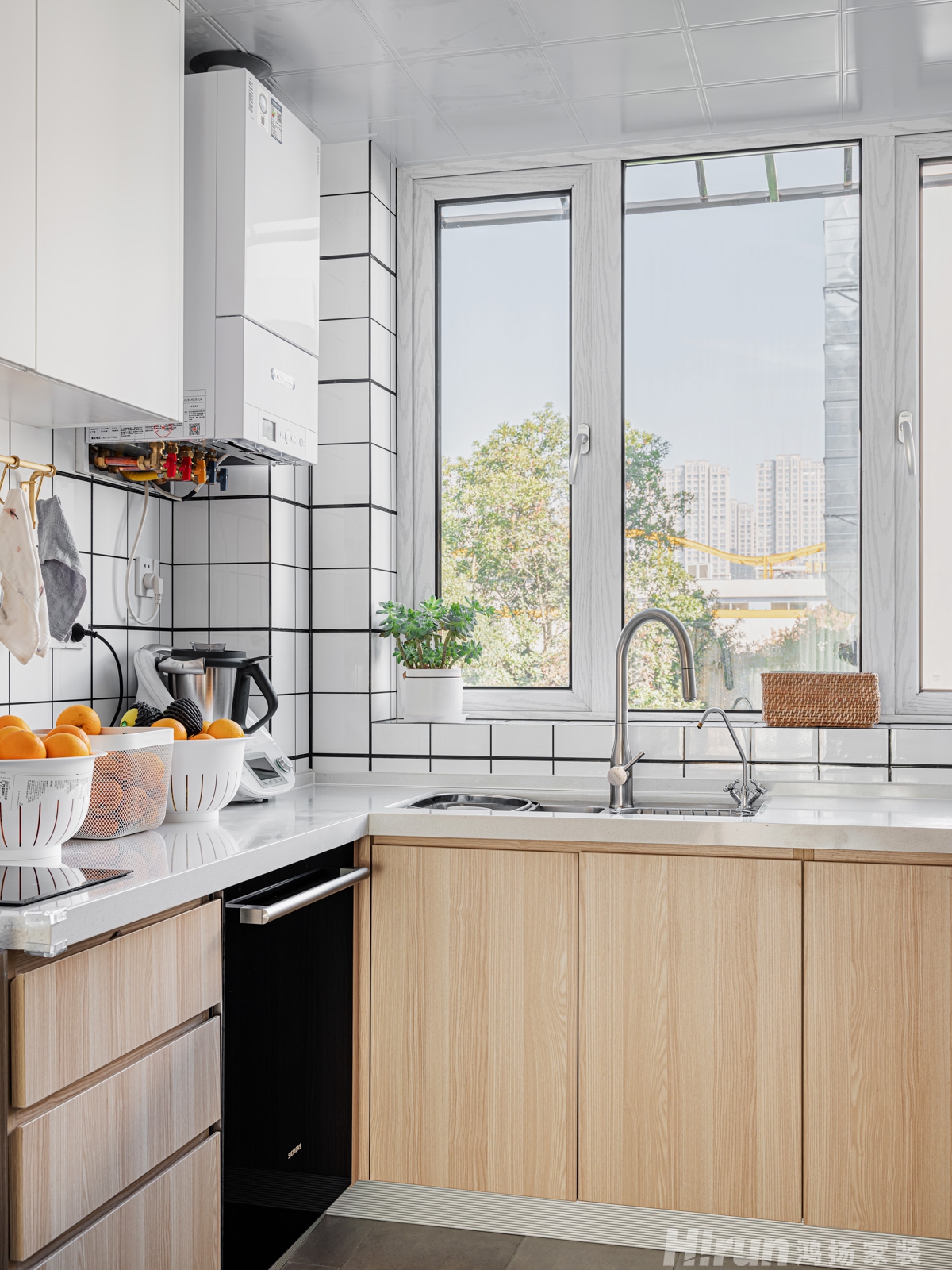 八方小區130㎡北歐之光三居室 裝修案例實景圖-8