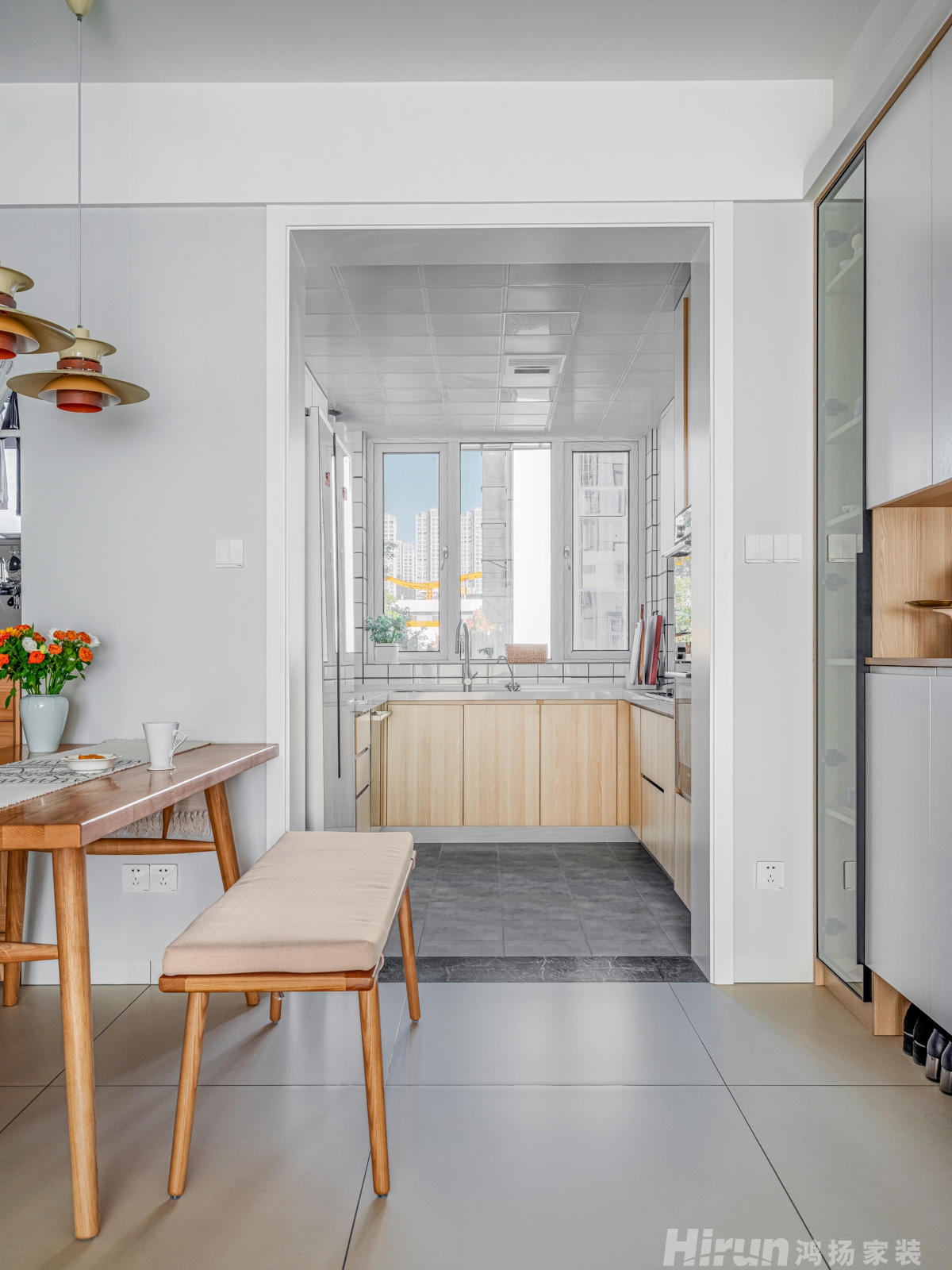 八方小區130㎡北歐之光三居室 裝修案例實景圖-4