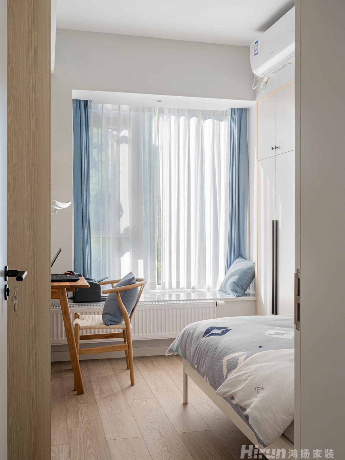 八方小區130㎡北歐之光三居室 裝修案例實景圖-12