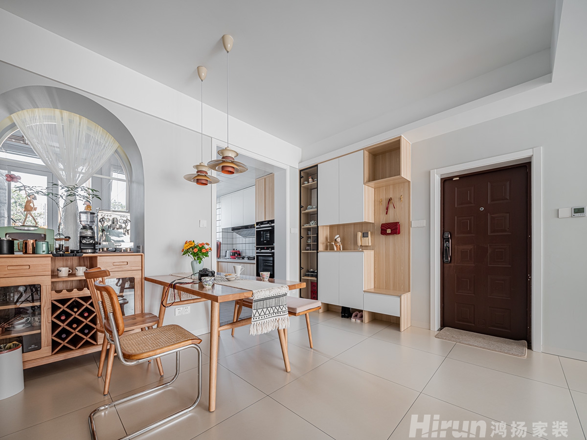 八方小區130㎡北歐之光三居室 裝修案例實景圖-18