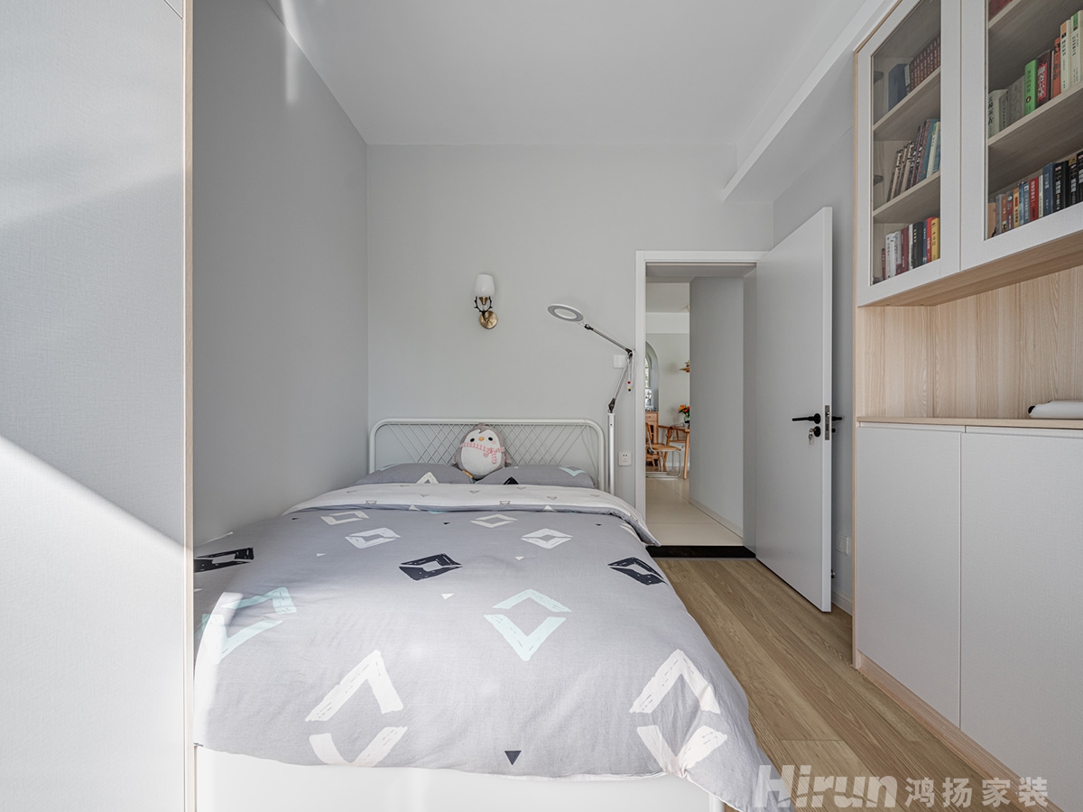 八方小區130㎡北歐之光三居室 裝修案例實景圖-19