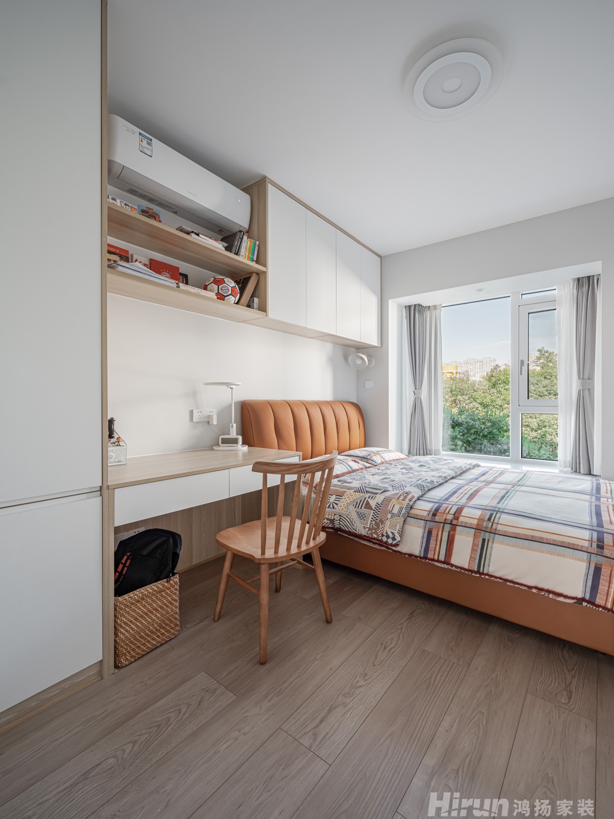 八方小區130㎡北歐之光三居室 裝修案例實景圖-22