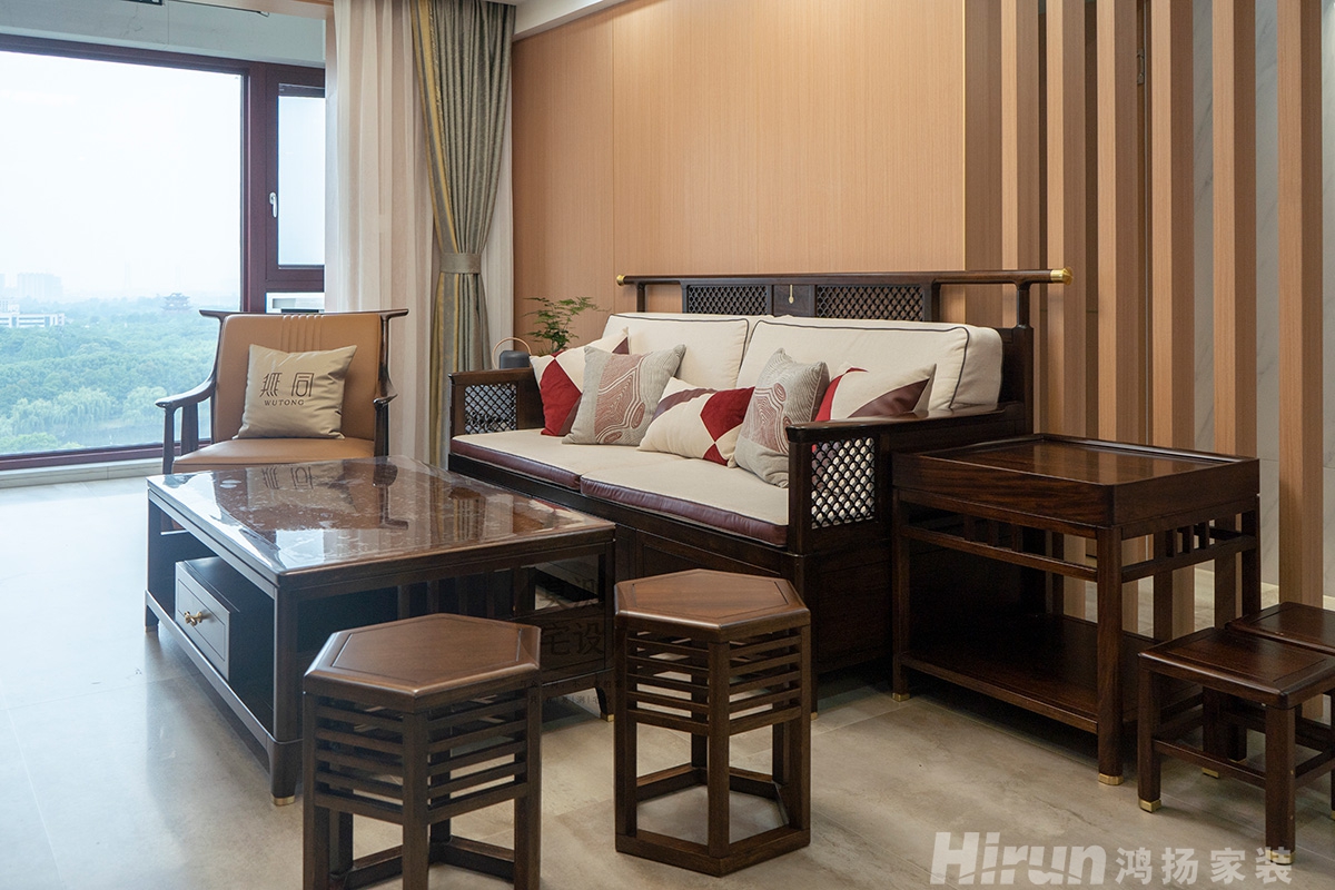 翡翠一品120㎡復(fù)合寫意三居室 裝修案例實(shí)景圖-10