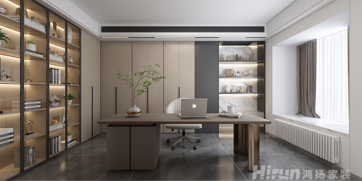 碧桂園黃金時代220㎡北歐之光復(fù)式 裝修案例效果圖-3