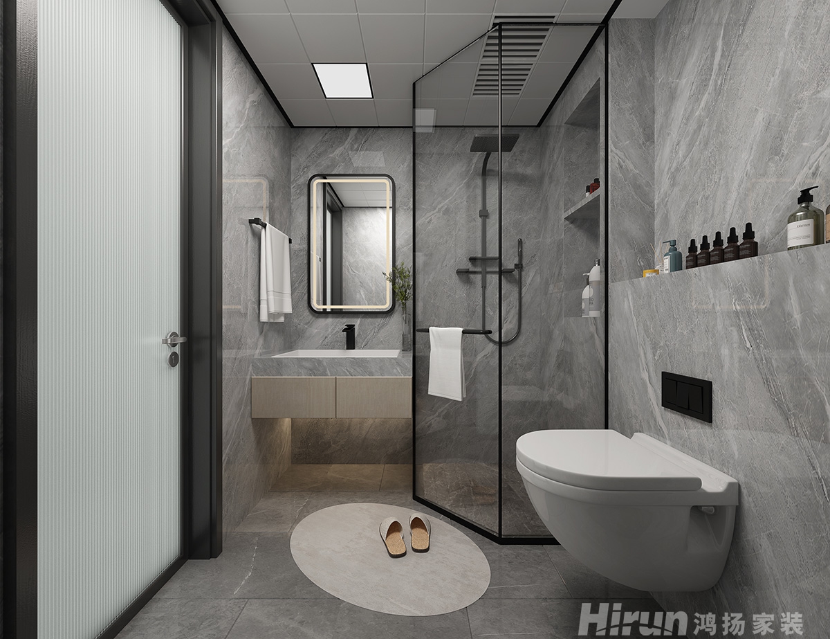 譚房中央公園120㎡北歐之光三居室 裝修案例效果圖-5