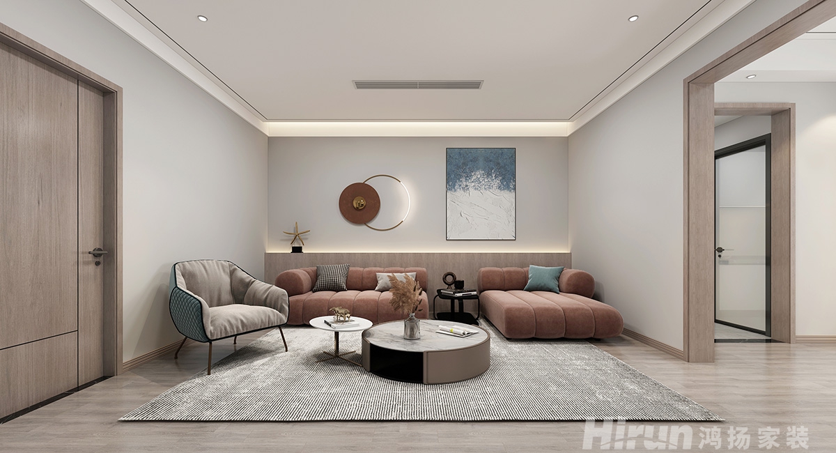 攸縣自建房320㎡北歐之光別墅 裝修案例效果圖-1