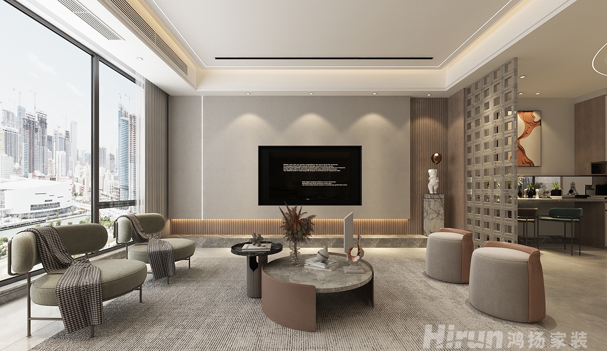 攸縣自建房320㎡北歐之光別墅 裝修案例效果圖-7