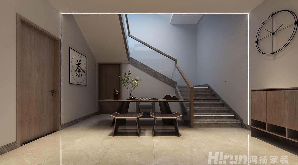 攸縣自建房320㎡北歐之光別墅 裝修案例效果圖-10