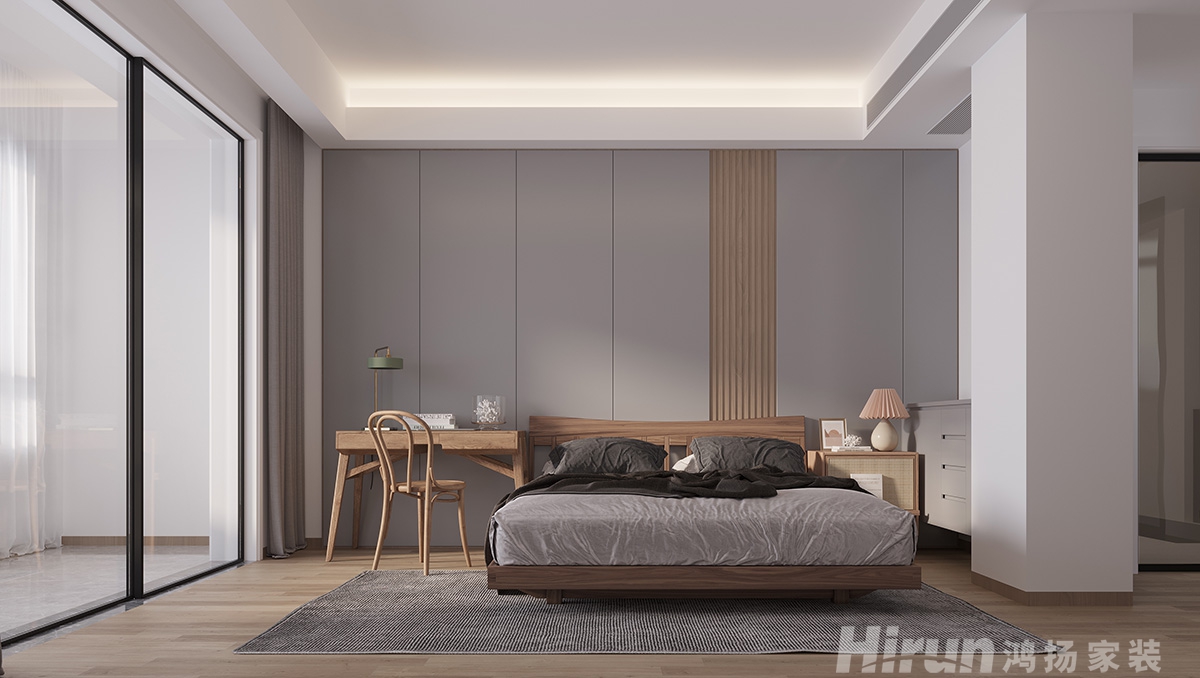 翼天中梁首府壹號180㎡北歐之光復式 裝修案例效果圖-6